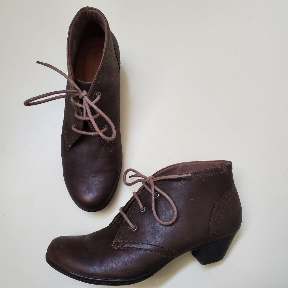 Rockport Laceup Leather Ankle Boots - Picture 4 of 6